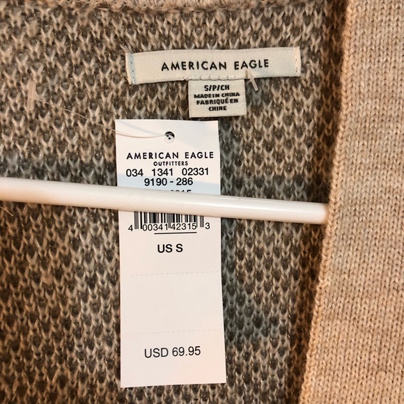 ae oversized wilderness cardigan